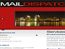 Tablet Screenshot of maildispatch.com